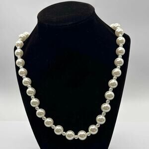 Cream Pearl Time Tru Necklace